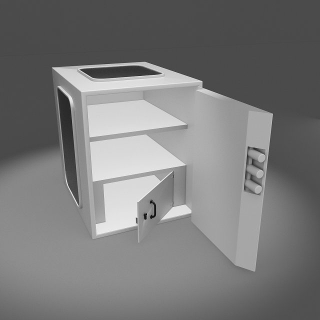 safe safetronics 3D-Modell .c4d .max .obj .3ds .fbx .stl .blend 