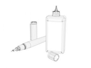 faber castell rapidograph 3D Модель