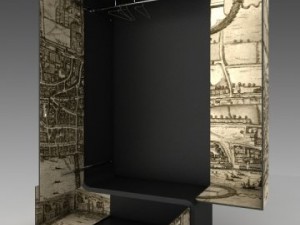 wardrobe of minimalism style Modelo 3D