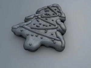 cookie gingerbread firtree 3D Model