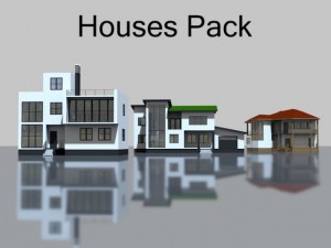 houses pack 3D Model