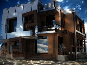 villa 3D Model