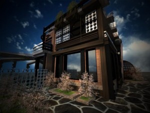 villa 3D-Modell