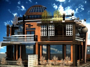 villa 3D-Modell