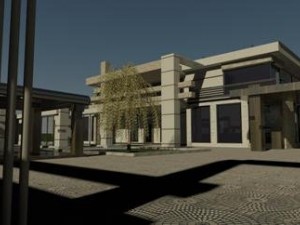 villa 3D Model