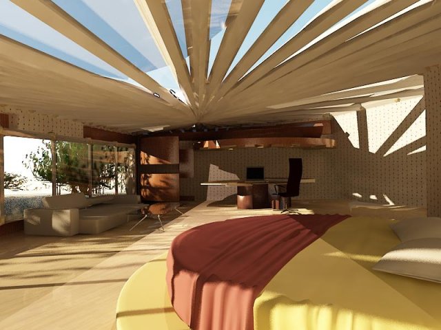 bedroom 3D Model .c4d .max .obj .3ds .fbx .stl .blend 