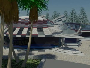villa 3D-Modell