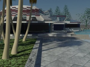 villa 3D-Modell