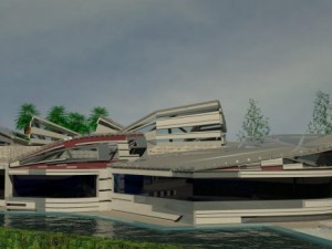villa 3D-Modell