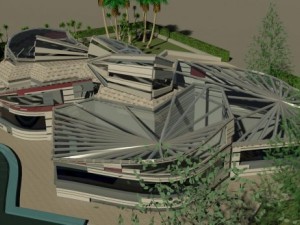 villa 3D-Modell