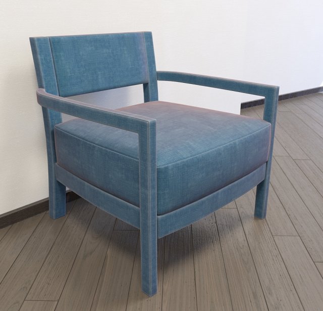 chair oscar gaine 3D Модель .c4d .max .obj .3ds .fbx .stl .blend 
