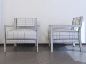 chair oscar gaine 3D Model