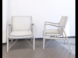 finn juhl chair model 45 Modèle 3D