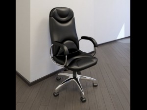 chair sparta steel chrome 3D Model