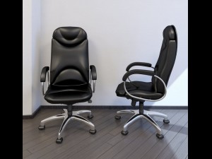 chair sparta steel chrome 3D Model