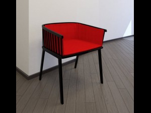 secreto little armchair 3D Model