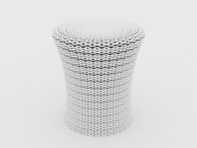 mesh table stool 3D 모델 .c4d .max .obj .3ds .fbx .stl .blend