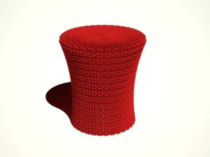 mesh table  stool 3D Model