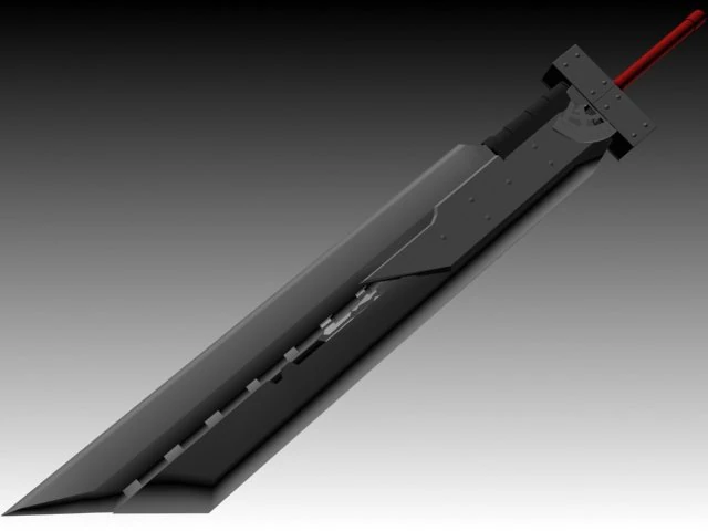 tsurugi  fusion blade 3D Model .c4d .max .obj .3ds .fbx .stl .blend 