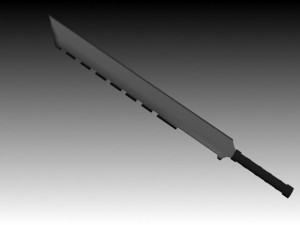 tsurugi  fusion blade Modelo 3D