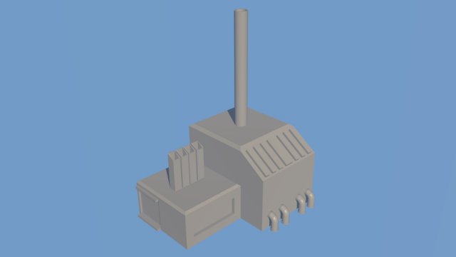 smallfactory 3D Model .c4d .max .obj .3ds .fbx .stl .blend 