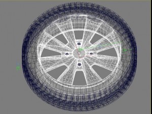 a car wheel 185x60r14 3D Model