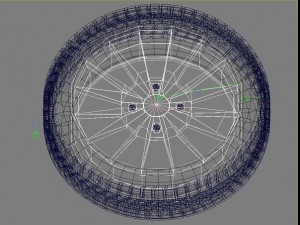 a car wheel 185x60r14 3D Model