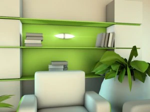 green room 3D Model
