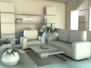green room 3Dモデル