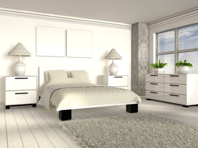 白い部屋 3Dモデル .c4d .max .obj .3ds .fbx .stl .blend 