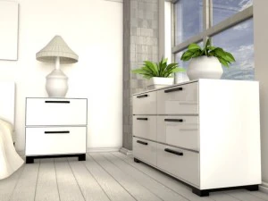 白い部屋 3Dモデル