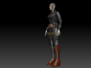 angry betty 3D Model