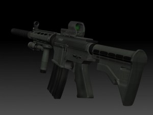m4a1 Modèle 3D