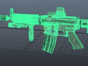 m4a1 3D-Modell