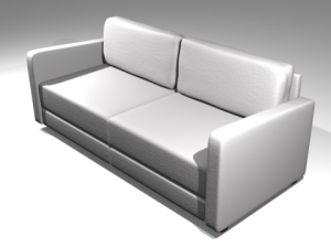simple sofa Model 3D