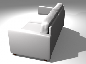 simple sofa Modelo 3D