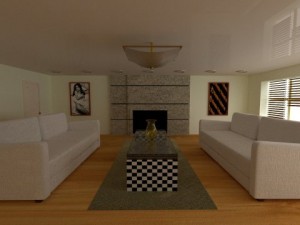 simple sofa Modelo 3D