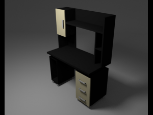 pc desk Model 3D