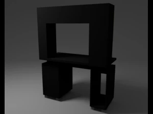 pc desk 3D Model