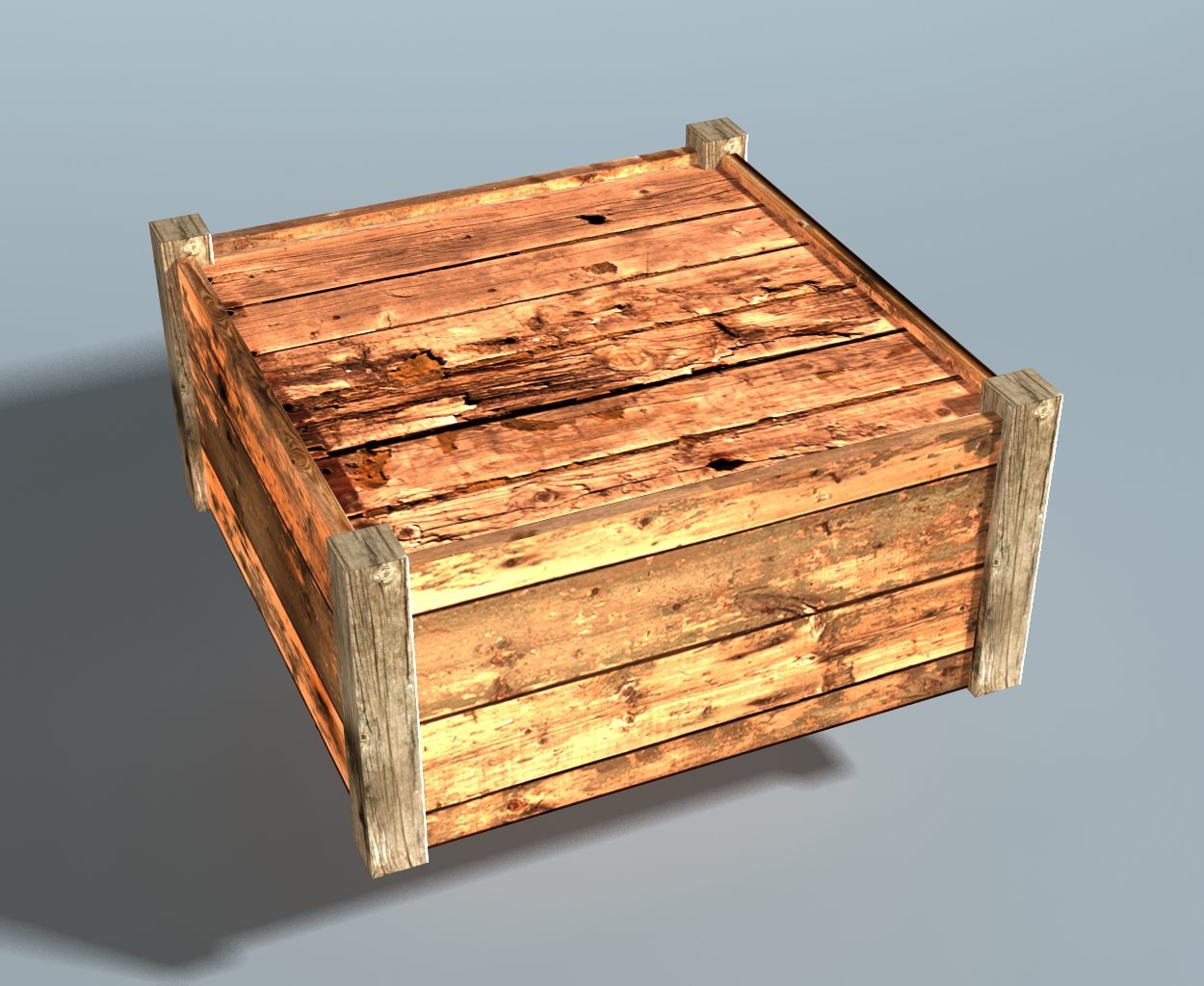 Ammo wooden box rust фото 44