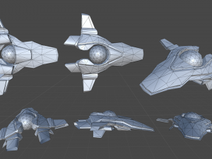 spaceship 3D Модель