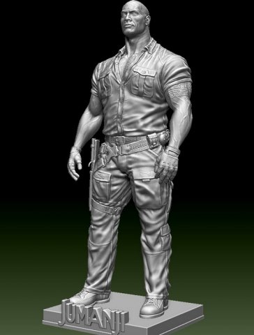Dr smolder bravestone dwayne johnson assembly 3D-printmodel .c4d .max .obj .3ds .fbx .stl .blend 