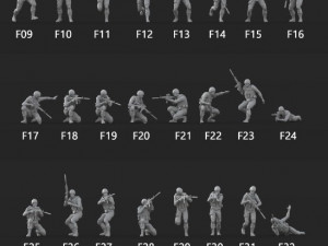 USA marines pack 3Dプリントモデル