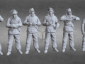 German tank crew africa winter uniform ww2 x6 3D Принт Модель
