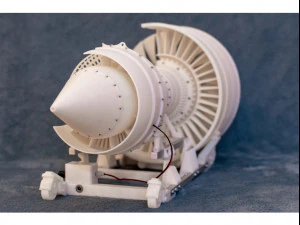 Trent 900 jet engine assembly 3D Print Model