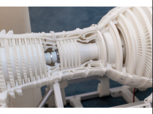 Trent 900 jet engine assembly 3D Print Model
