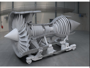 Trent 900 jet engine assembly 3D Print Model