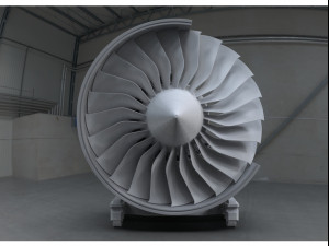 Trent 900 jet engine assembly 3D Print Model