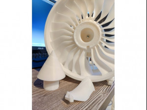 Trent 900 jet engine assembly 3D Print Model