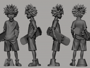Killua Zoldyck assembly 3D Принт Модель